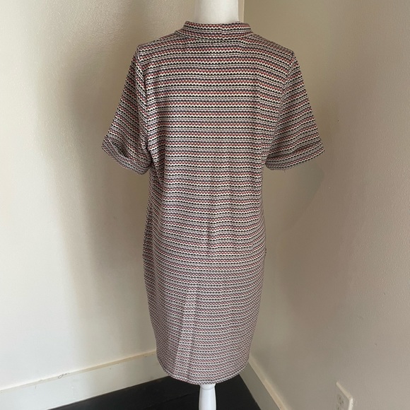 Forever 21 2X Plus Size Mock neck Striped Knit Bodycon Mini Dress - Picture 5 of 9